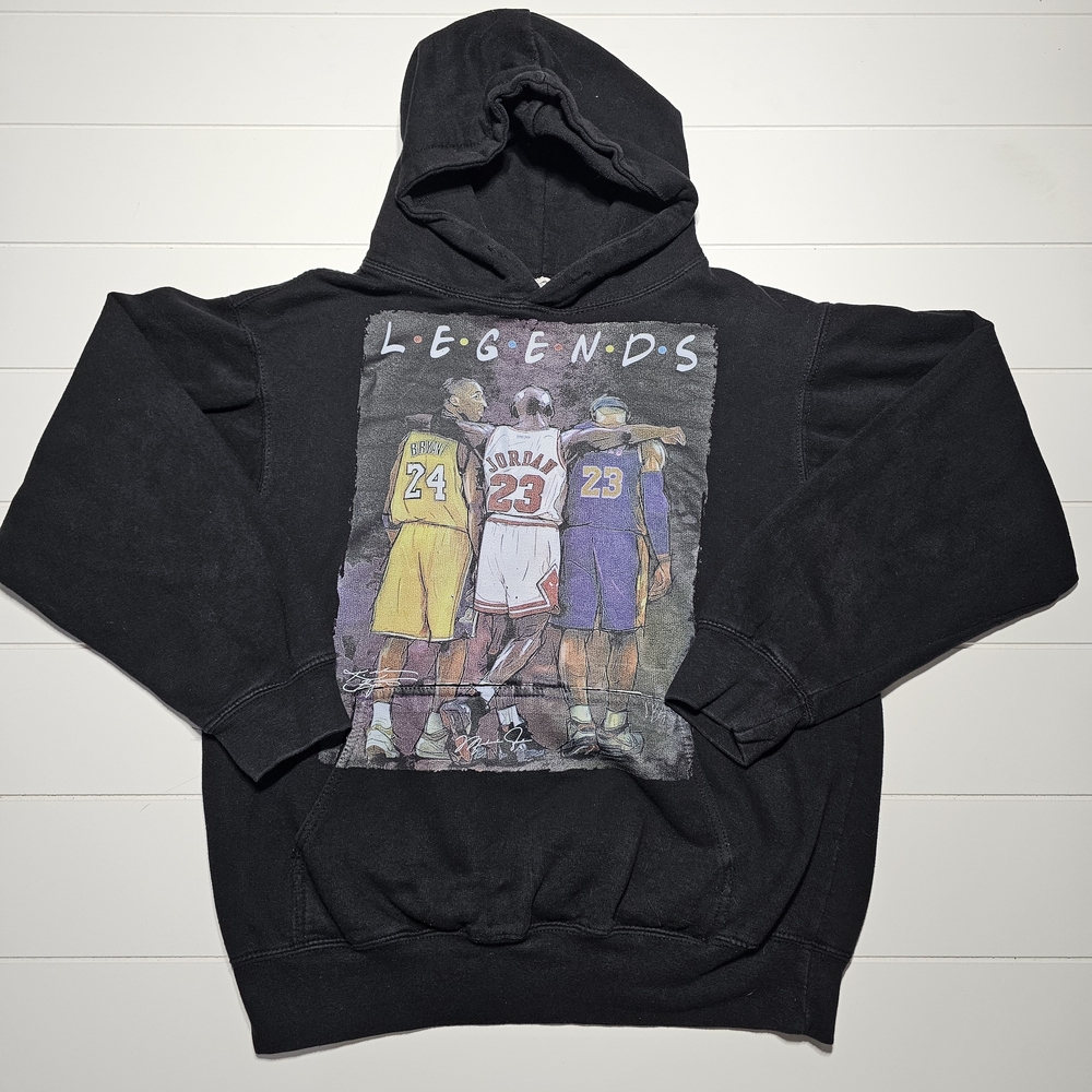 Legends Graphic Black Hoodie